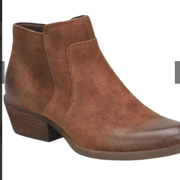 BORN MCKENZIE RUST TOBACCO - WOMENS ankle bootie size 8 - Picture 7 of 16